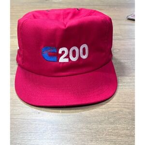 Vintage Cummins C200 Racing Hat Red‎ Snapback Made in USA Richard Petty 43